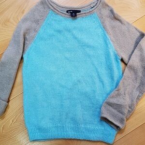 GAP kids Light Blue and Beige little girl Sweater